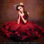 Girl in Red Dress by Laurie Campbell, Catchlight CC