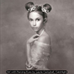 Girl with the Piercing Eyes by Laurie Campbell, Catchlight