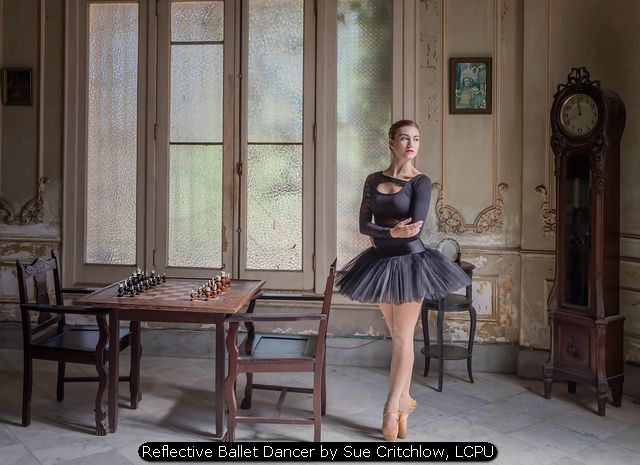 Reflective Ballet Dancer by Sue Critchlow, LCPU